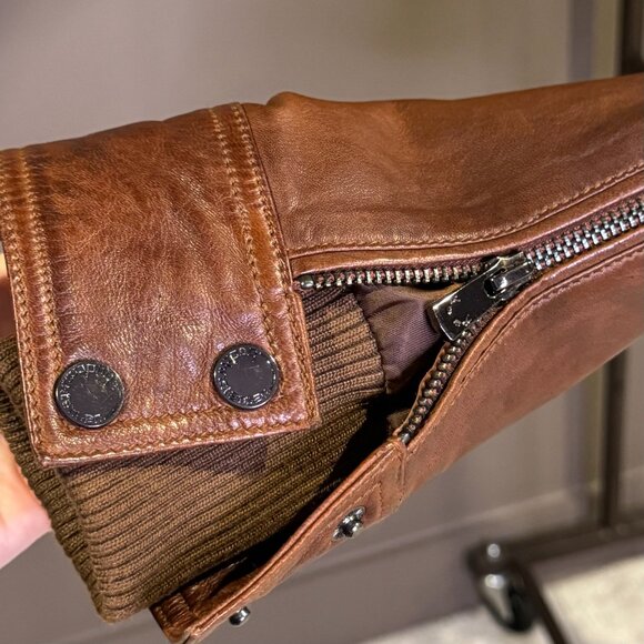 Bod & Christensen Leather Jacket  - Whiskey Leather - S - Picture 5 of 6